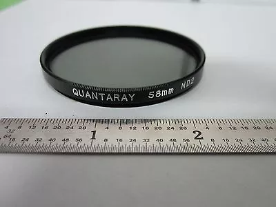 OPTICAL QUANTARAY  FILTER 58 Mm ND2 LASER OPTICS BIN#F2-101 • $49