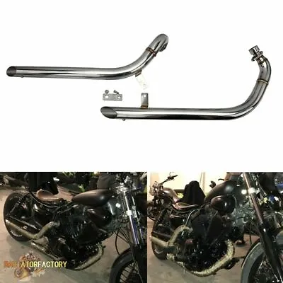 Exhaust Pipes System Muffler Silencers For Yamaha Virago XV535 XV400 1987-2004 • $128