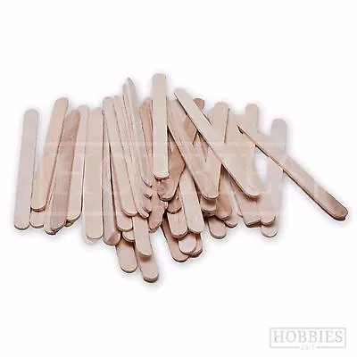 Lollipop Sticks Craft Model Making Wooden Natural Icelolly Lollies Stick 50 100 • £2.85