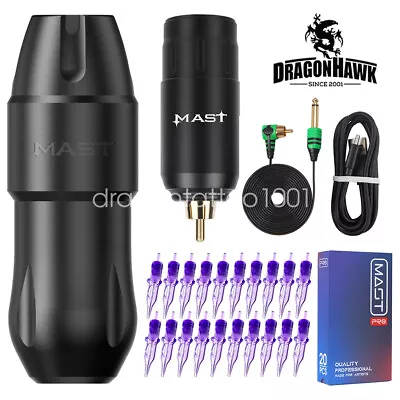 $159.99 • Buy Mast Wireless Power Battery Tattoo Coreless Brushless Motor Pen Cartridge Needle