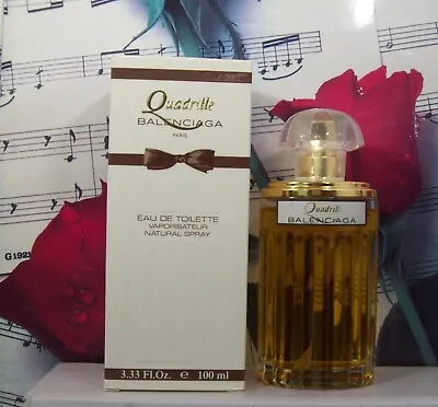 Quadrille By Balenciaga EDT Spray 3.33 FL. OZ. WB. Vintage. • $499.99