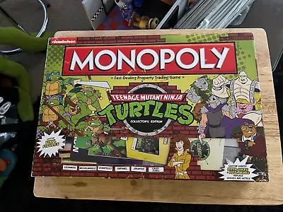 Monopoly: Teenage Mutant Ninja Turtles Collector's Edition 2014 TMNT Missing Fig • $27.95