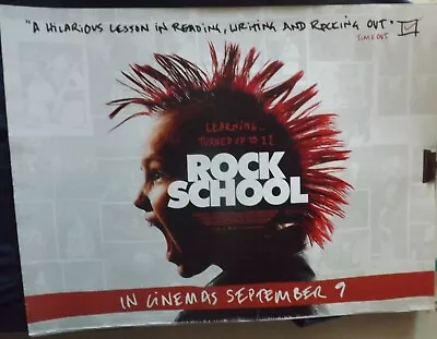 Rock School   original Quad Cinema Poster • £14.99