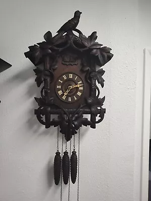 Antique German Black Forest P.h.s. Quail Cuckoo Clock • $800