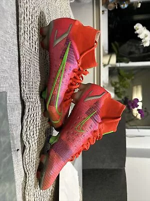 Nike Mercurial Superfly 8 Elite FG  Bright Crimson (7.5 U.S.) Soccer Cleats • $95