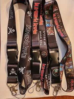 3 Pcs Iron Rock Collection Themed Lanyards Heavy Metal Music Concert • $19.99