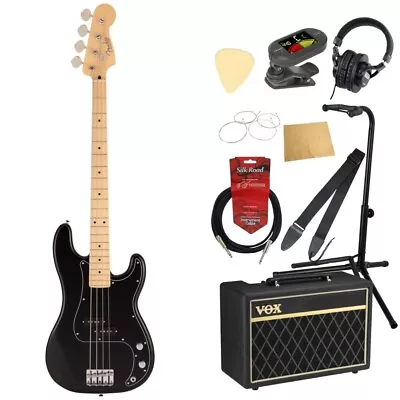 Fender Made In Japan Hybrid II P Bass MN BLK Electric Bass With VOX Amplifier  • $1398