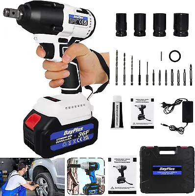 Brushless Impact Wrench Electric Drill Driver Tool Car Tyre Wheel For Makita Bat • $54.50