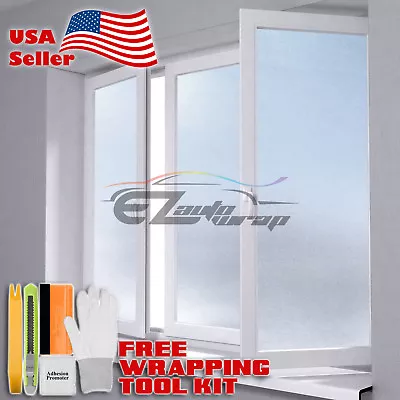 【Frosted Film】 Glass Home Bathroom Window Security Privacy Sticker #01 • $4.99