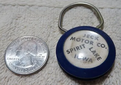 Vintage  Keychain JACK MOTOR CO.  SPIRIT LAKE IOWA • $7.50
