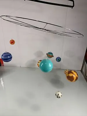 9 Planets Mobile Hanging Art Sculpture Kids Home Decor Science Classroom Art • $59.95