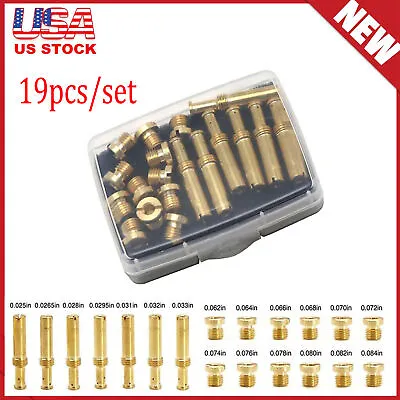 1 Set/19PCS Jet Assortment Kit For S&S Cycle Super BEG Carbs Carburetors -New • $19.99