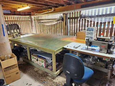 Industrial Sewing Tables/work Benches. 3800× 1800mm.  • $300