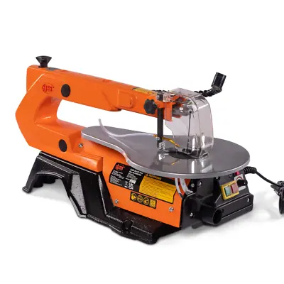 DJM Scroll Fret Saw 16  405mm 120W Variable Speed Wood Cutting Lamp Dust Blower • £124.95