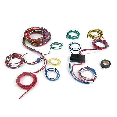 Dune Buggy Universal Wiring Harness W/ Fuse Box Fits Empi 9466 Vw Rail Buggy • $109.95