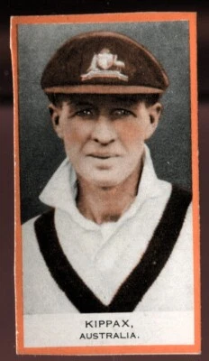 £6 • Buy Tobacco Card, Godfrey Phillips, BDV, Package Issue 1932/34, Cricket, Kippax