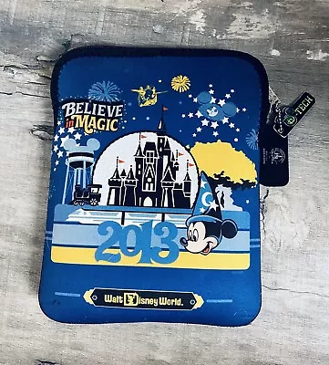 Disney World 2013  Believe In Magic  Reversible Tablet IPad Case 10”x 8” • $11.21