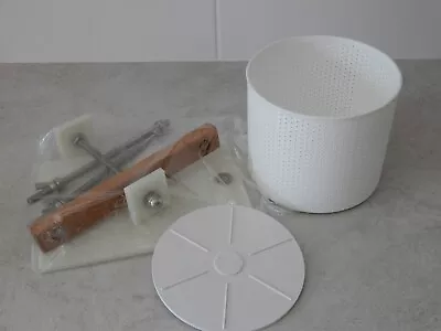 Cheese Press + 165mm Cheese Basket And Follower  + 3 Feta Moulds + 1 Round Mould • $100