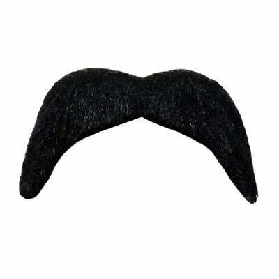 Mens Mustache Fancy Dress Costume Adult Mexican Theme Party Boys Accessory • £2.99