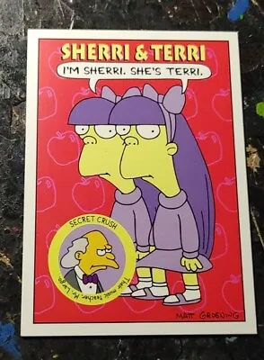 £2.77 • Buy 1994 Skybox The Simpsons Series 2- Sherry & Terri #S12- Many Non-Sport Cards