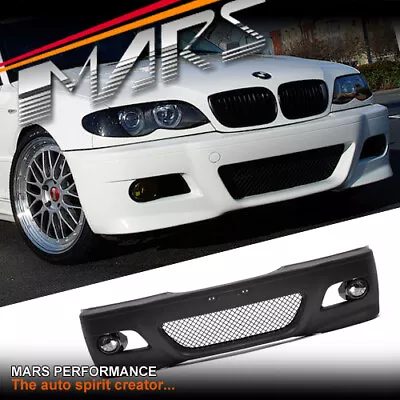 M3 Style Front Bumper For BMW 3 E46 Sedan 318i 320i 323i 325i 328i 330i Bodykit • $359.99