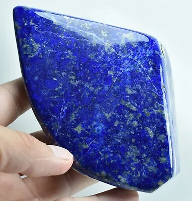 504g Lapis Lazuli Freeform Rough Polished Tumble Crystal AAA Afghanistan |M#30 • $89.99