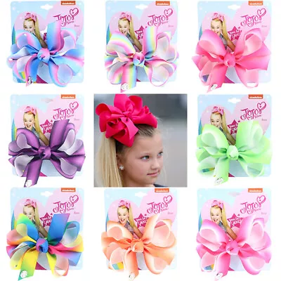 New! 5' Rainbow Jojo Siwa Bows Girls Fashion Hair Accessories Party Gifts 2022 • $7.88