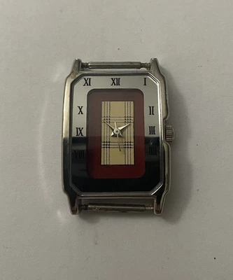 $19.99 • Buy Burberry Ladies Watch Stainless Steel Plaid Dial 1854 Swiss Made 88085637