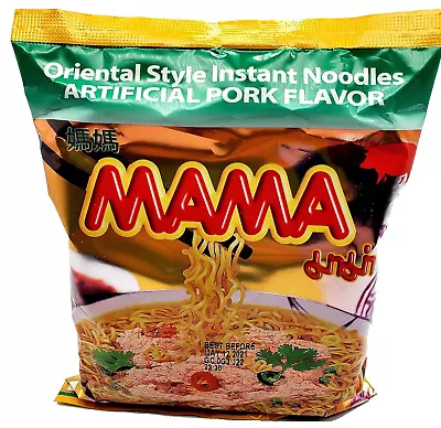 MAMA Oriental Style Instant Ramen Noodles Artificial Pork Flavor 2.11 Ounce Of • $19.76