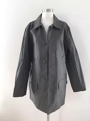 JCrew $248 Ludlow Water-Repellent Mac Jacket L XL Vintage Fatigue Green E8564 • $169.99