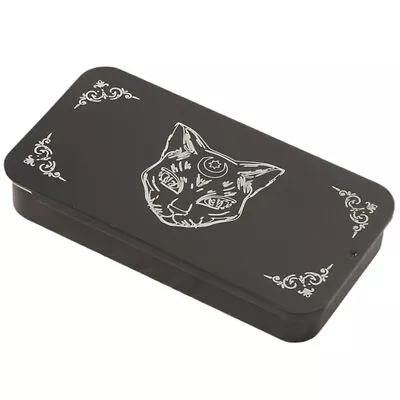 Tarot Cards Storage Box Astrologys Trinkets Box Organizers Iron Tarot Card Box • £7.81