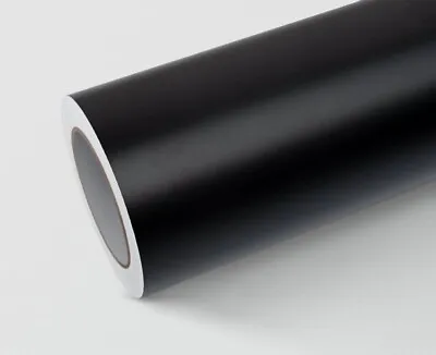 Matte Matt Satin Black Vinyl Wrap Self Adhesive Back Plastic Air Free • $202.06