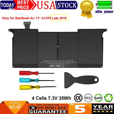 A1375 A1370 Battery For Apple MacBook Air 11  A1370 (Late 2010) 661-5736 4800mAh • $20.99