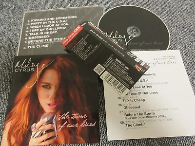 MILEY CYRUS / The Time Of Our Lives  /JAPAN LTD CD OBI • $7.99