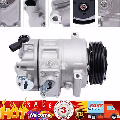 New A/C AC Compressor For 2007-2014 Volkswagen Jetta Passat 2007 Audi A3 2.0L • $106.40