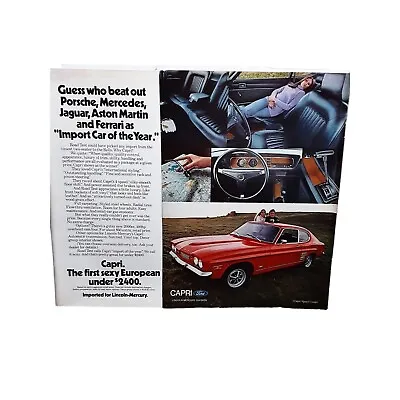Vintage 1971 Mercury Capri Sport Coupe  Original Ad Empherma • $8.99