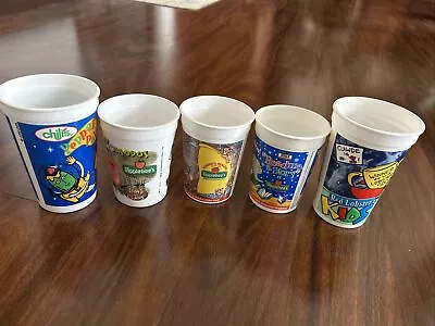 Lot Of 5 Vintage Chilis Red Lobster Applebees Restaurant Plastic Cups • $9.99