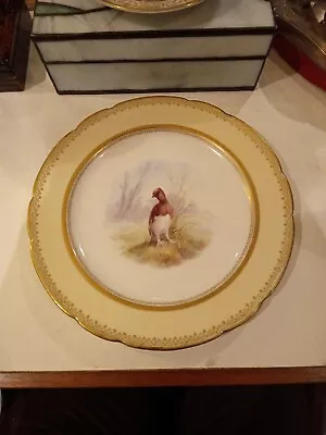 Minton Cabinet Plate With Handpainted Game • £50