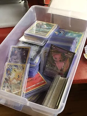 Pokemon Card Lot Of 500+ Cards | Ultra Rares V GX EX + 1 Graded Card • $85