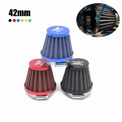 42mm  Carburetor Air Filters Velocity Stack For Motorcycle Carb Black /Red/Blue • $9.90