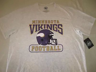 Minnesota VIKINGS '47 Brand T Shirt NEW Men's XL Guys Football NFL MINN NFC • $21.99
