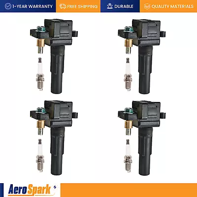 Ignition Coil & Platinum Spark Plug For 2002 Subaru Impreza 2.0L H4 UF480 • $81.99