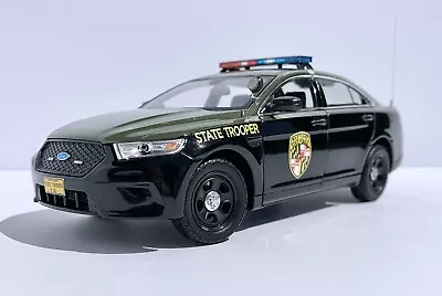 Welly 1/24 Scale 2015 Ford Taurus Maryland State Police Custom 1/27 Scale #32 • $159.95