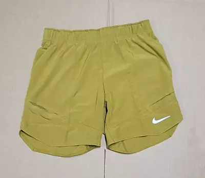 New Nike Dri-FIT Advantage 7 Inch Tennis Shorts Bronzine Men Sz Small DD8329-716 • $54.99