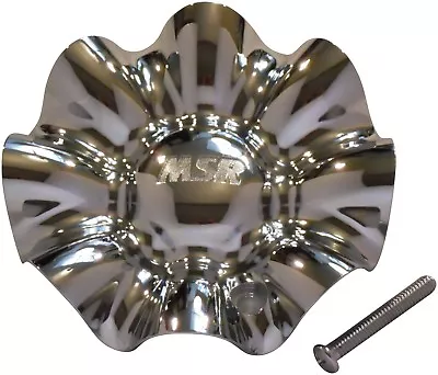 New Msr Series 148 Wheel Rim Chrome Center Cap Acc 3112 06 With Screw Included  • $19.95