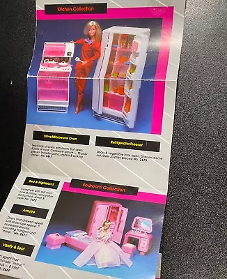 Barbie Doll Booklet Dream House Furniture Original Superstar Accessories🎀 • $9.99