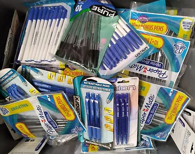 Bulk Lot 25CT PENS Brand New SEALED PACKS Assorted Varieties Click & Stick Etc • $9.99