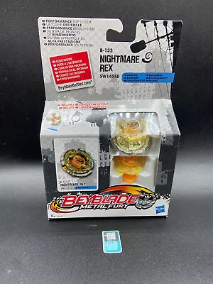 Router Beyblade Nightmare Rex B-132 Metal Fury Hasbro New With Launcher • $54.89