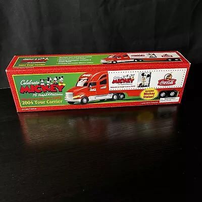 Disney Mickey Mouse Coke Co Ca Cola  2004 Semi Truck Figurine Light Up Statue • $38.25