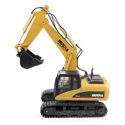 Huina 1550 Rc 1:14 2.4Ghz 15Ch Rc Car Alloy Excavator Rtr Auto Demonstration   • $79